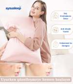 Güzellik Uykusu Seti: %100 İpek Saten Cilt & Saç Dostu Yastık Kılıfı (2'li Lüks Paket) - Görsel 3